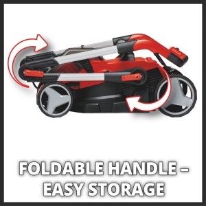 Газонокосилка аккумуляторная Einhell GE-CM 36/34-1 Li (без АКБ) сложенная