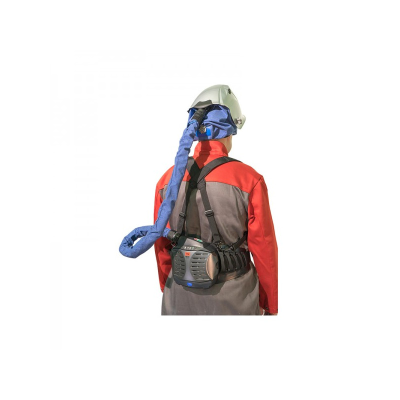 Сварочная маска Fubag Blitz 5-13 PAPR I Visor Digital вид сзади