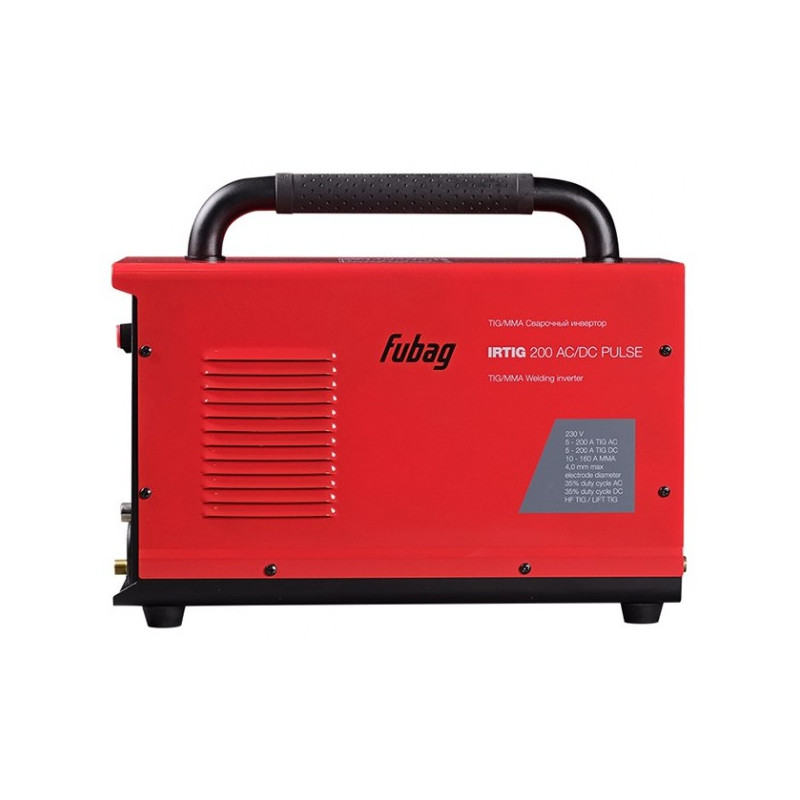 Сварочный инвертор Fubag Irtig 200 AC/DC Pulse вид сбоку