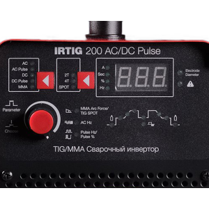 Сварочный инвертор Fubag Irtig 200 AC/DC Pulse