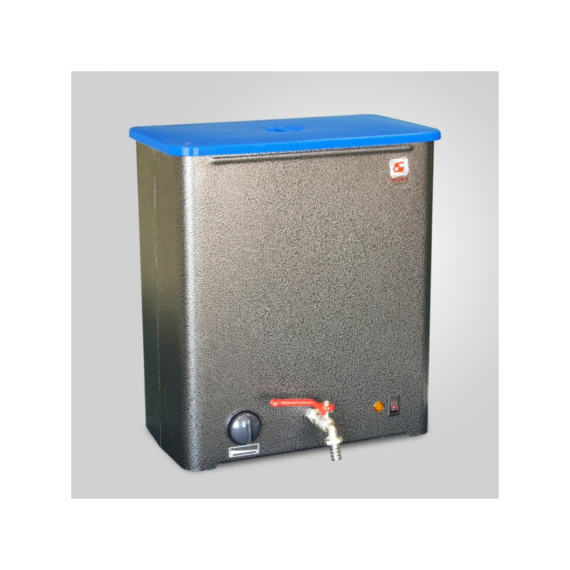 Накопительный водонагреватель Элвин ЭВБО-15/1,25-1 антик-серебро вид спереди