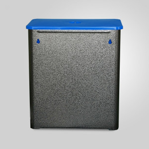 Накопительный водонагреватель Элвин ЭВБО-15/1,25-1 антик-серебро вид сзади