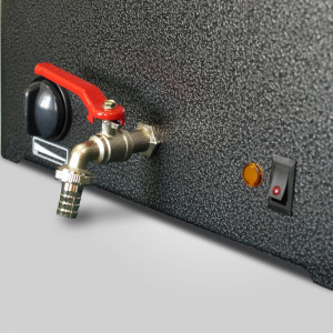 Накопительный водонагреватель Элвин ЭВБО-15/1,25-1 антик-серебро кран