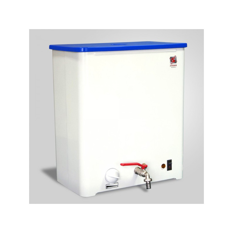 Накопительный водонагреватель Элвин ЭВБО-15/1,25-1 белый вид спереди