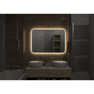 Зеркало Континент Burzhe Led 100х70 (теплая подсветка) подсветка