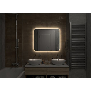 Зеркало Континент Burzhe Led 80х70 (теплая подсветка) подсветка