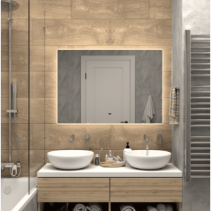 Зеркало Континент Trezhe Led 100х70 в интерьере