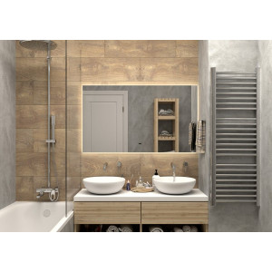 Зеркало Континент Trezhe Led 120х70 (теплая подсветка) винтерьере