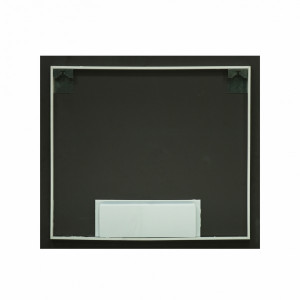 Зеркало Континент Trezhe Led 80х70 (теплая подсветка) вид сзади