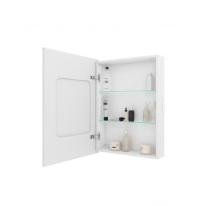 Шкаф с зеркалом Континент Allure Led 55х80 L вид внутри