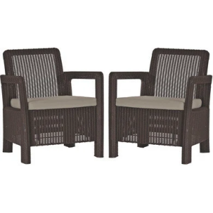 Комплект садовой мебели Keter Tarifa 2 Chair коричневый