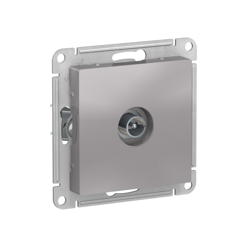 Розетка Schneider Electric Atlas Design ATN000393 алюминий