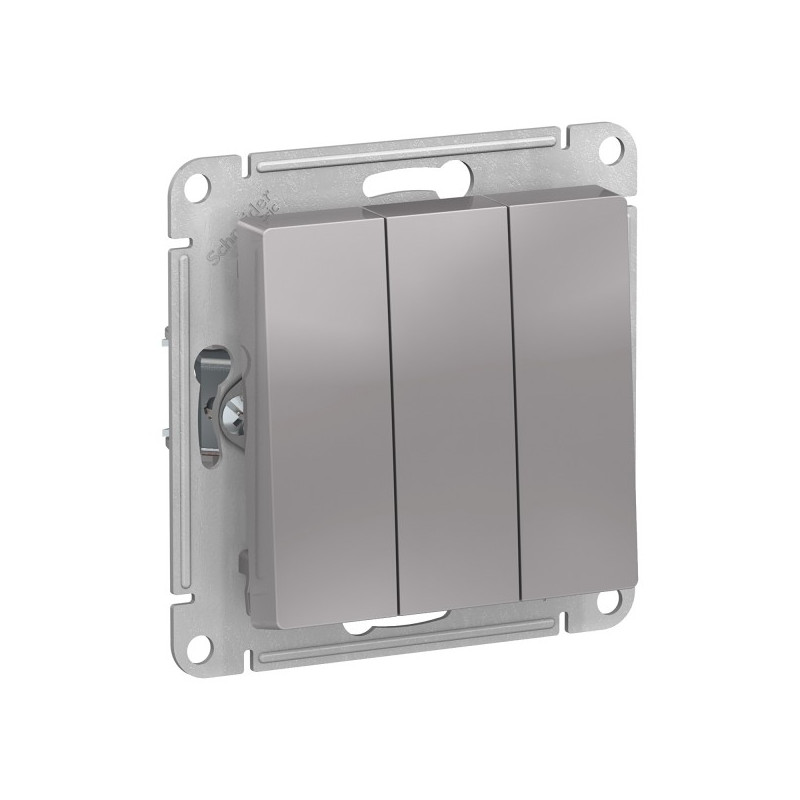 Выключатель Schneider Electric Atlas Design ATN000331 алюминий