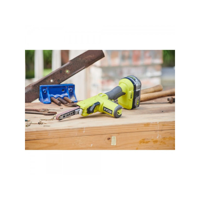 Ленточный напильник Ryobi R18PF-0 5133004179 (без АКБ)