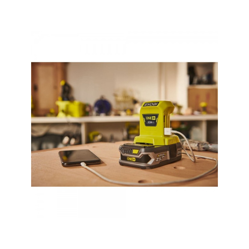 Адаптер для аккумулятора Ryobi R18USB-0 5133004381 (без АКБ)