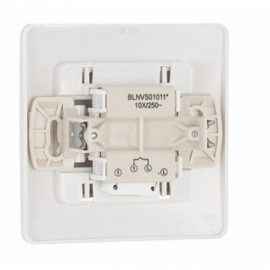 Выключатель Schneider Electric Blanca BLNVS010111 белый вид сзади