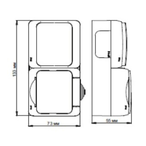 Выключатель с розеткой Schneider Electric Etude BPA16-241B белый схема