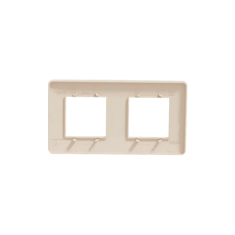 Рамка Schneider Electric New Unica Studio NU200444 бежевый вид сзади