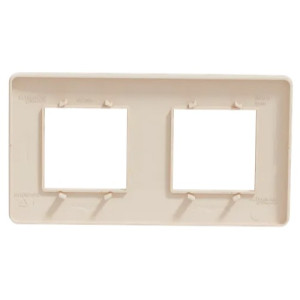 Рамка Schneider Electric New Unica Studio NU200444 бежевый вид сзади