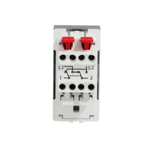 Выключатель Schneider Electric Unica New NU310530 алюминий вид сзади