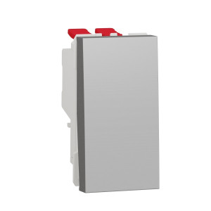 Выключатель Schneider Electric Unica New NU310530 алюминий