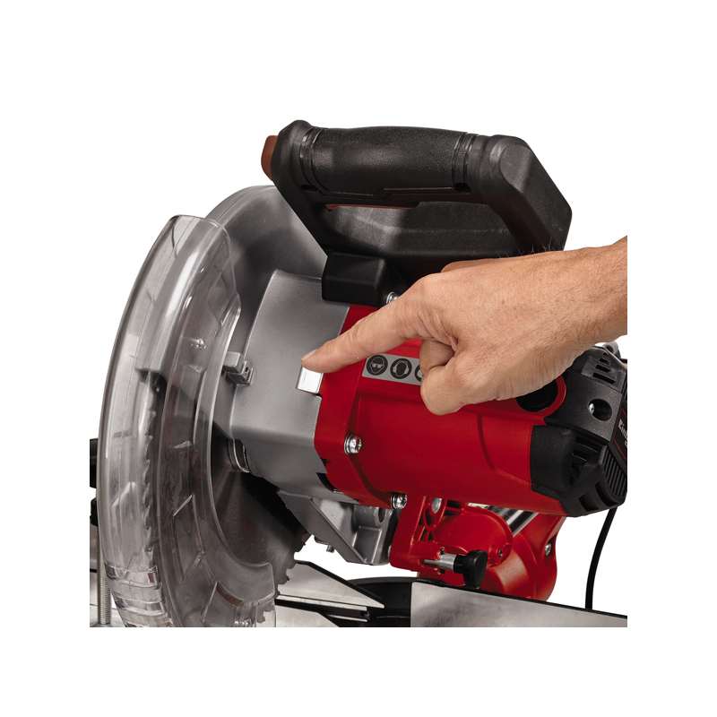 Комбинированная торцовочная пила Einhell TC-SM 2531/2 U рукоятка