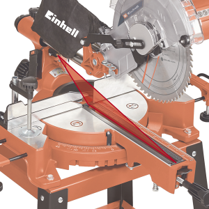 Комбинированная торцовочная пила Einhell TC-SM 2531/2 U угол