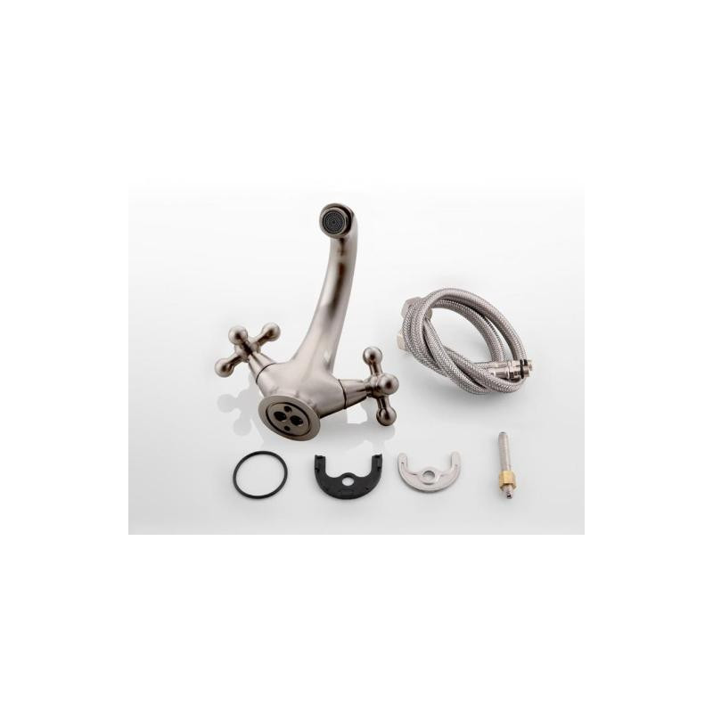 Смеситель Frap F1019-5 сатин комплект