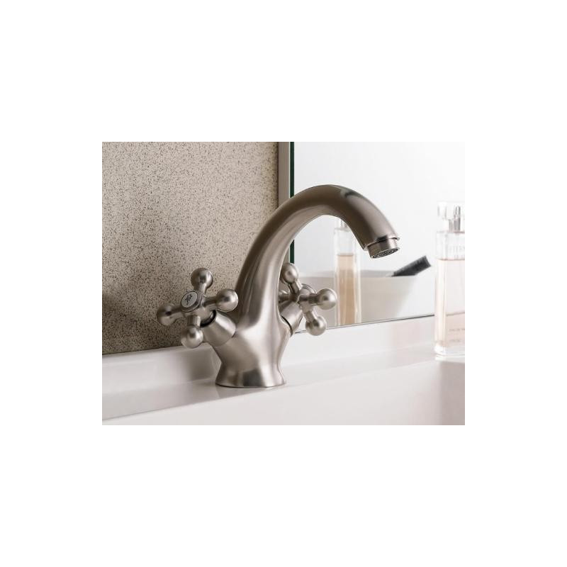 Смеситель Frap F1019-5 сатин на умывальнике