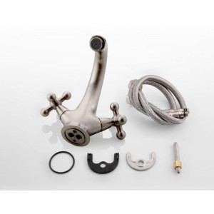 Смеситель Frap F1019-5 сатин комплект