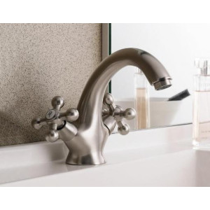 Смеситель Frap F1019-5 сатин на умывальнике