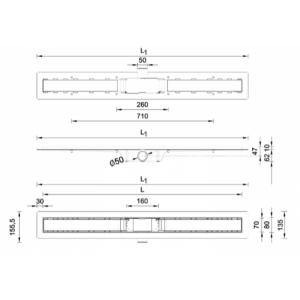 Трап для душа Styron STY-M-40