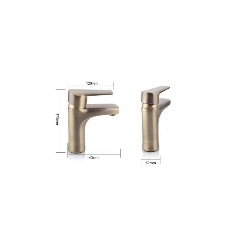 Смеситель Frap F1030-4 бронза размеры