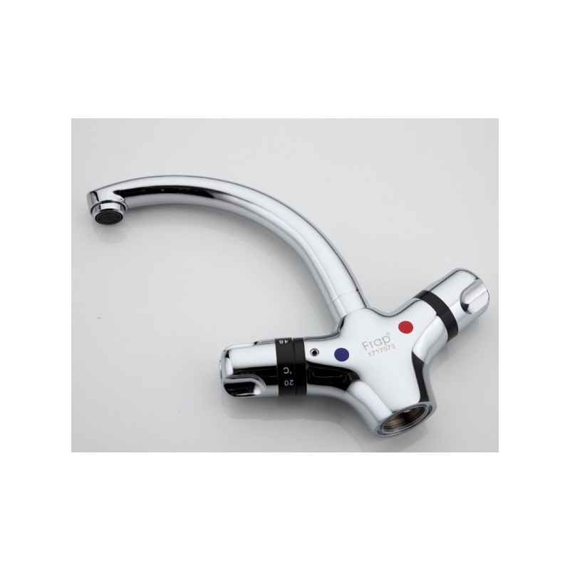 Смеситель Frap F1051 хром сбоку