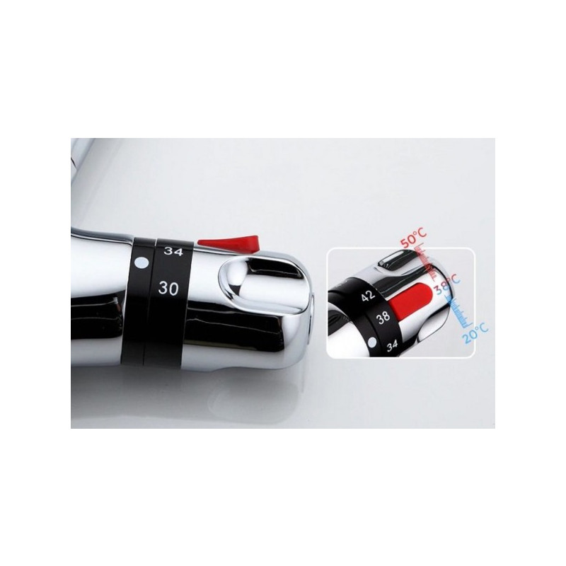 Смеситель Frap F1051 хром термостат