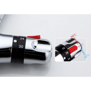 Смеситель Frap F1051 хром термостат