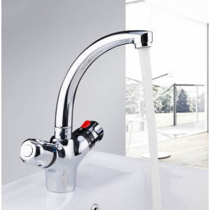 Смеситель Frap F1051 хром на умывальнике