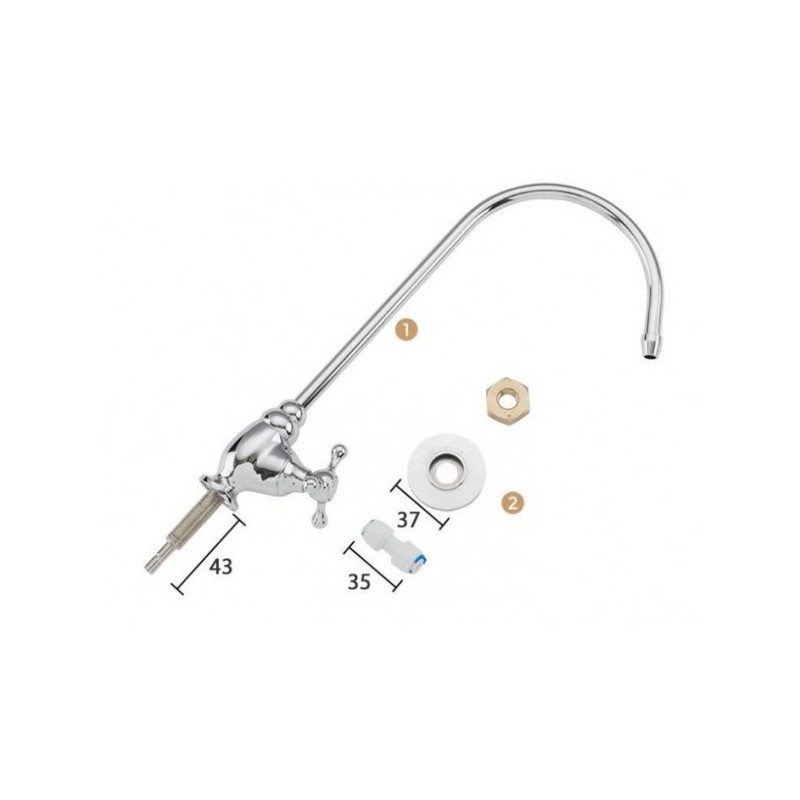 Смеситель Frap F1052-9 хром комплект