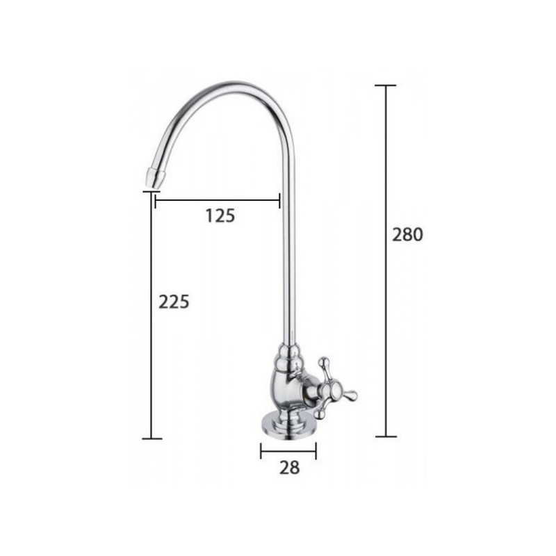 Смеситель Frap F1052-9 хром размеры