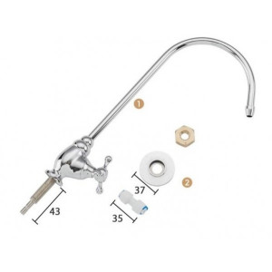 Смеситель Frap F1052-9 хром комплект