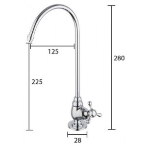 Смеситель Frap F1052-9 хром размеры