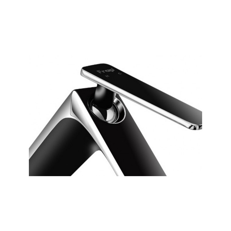 Смеситель Frap F1057-2 черный/хром джойстик