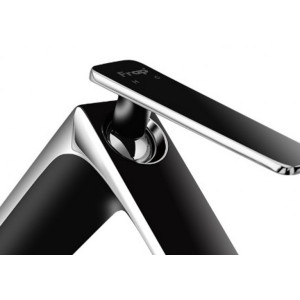 Смеситель Frap F1057-2 черный/хром джойстик