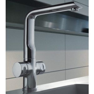 Смеситель Frap F1077 хром на умывальнике