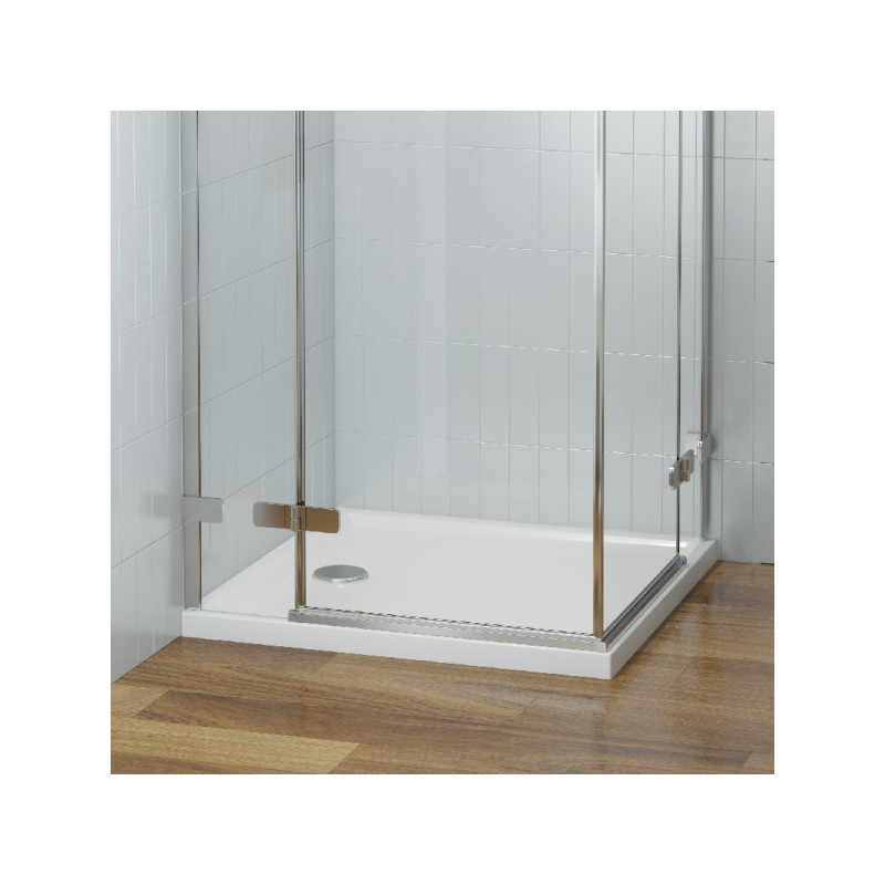 Душевой поддон Lavinia Boho One 90x90 37014900 с душевым ограждением