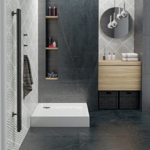 Душевой поддон Lavinia Boho Rock 90x90 3707490S общий вид