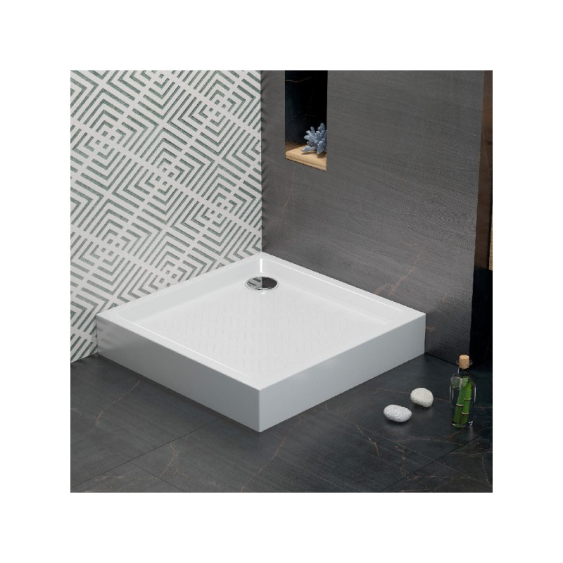 Душевой поддон Lavinia Boho Rock 80x80 3707380S монтаж в пол