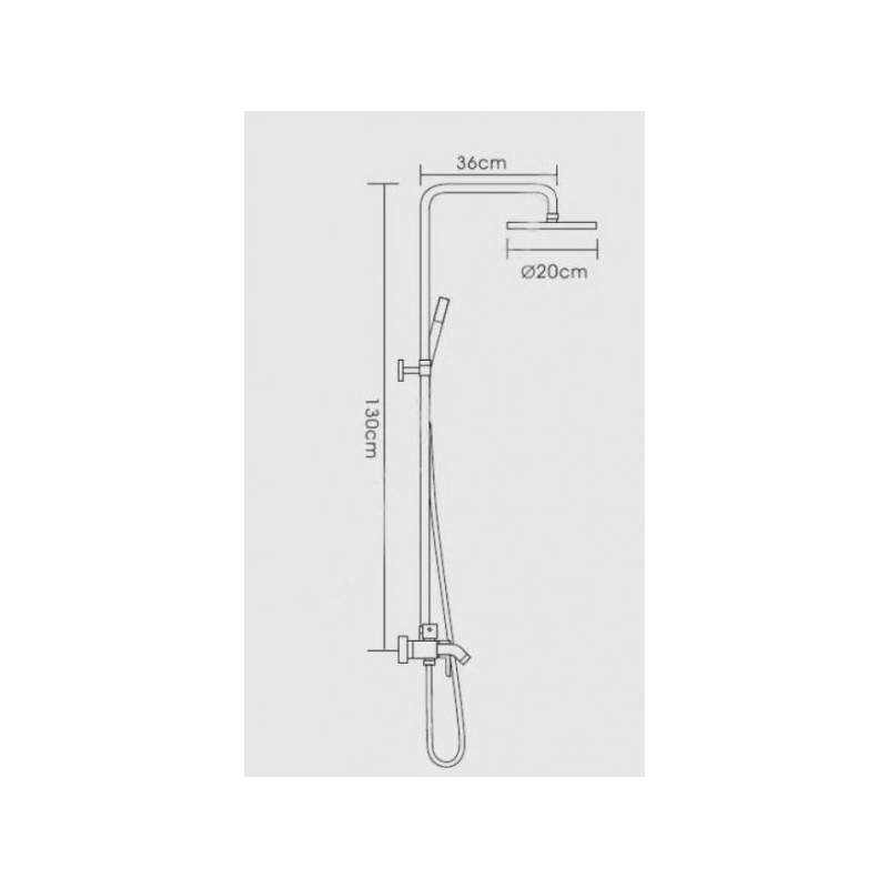 Душевая система Frap F2411