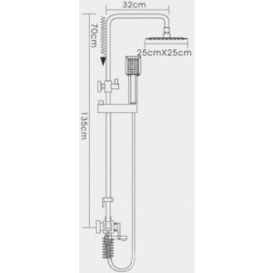 Душевая система Frap F2419