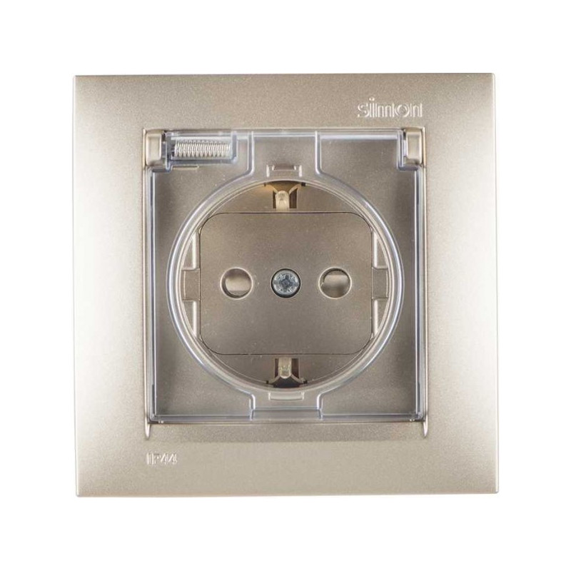 Розетка Simon 15 1590450-034 шампань